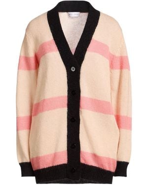 WEILI ZHENG Cardigan Wool, Mohair Wool, Nylon - Pink