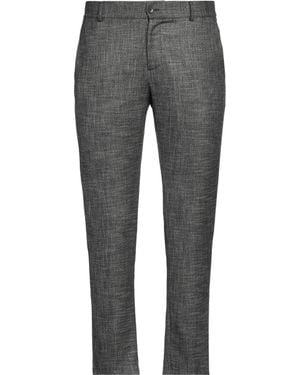 Daniele Alessandrini Trousers Polyester, Viscose, Elastane - Grey