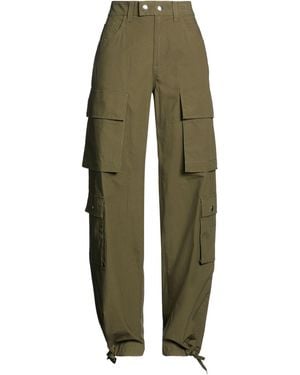 Department 5 Trousers Cotton, Elastane - Green