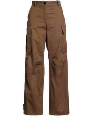 Sandro Pants Cotton, Elastane - Brown