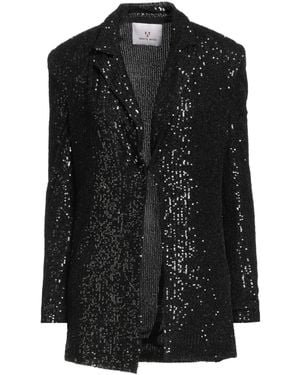 White Wise Blazers - Black