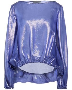 Alberta Ferretti Top Silk, Polyamide - Blue