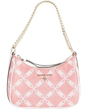 MICHAEL Michael Kors Coral Handbag Textile Fibers - Pink