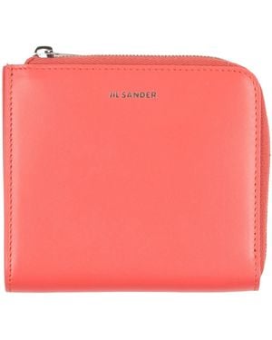Jil Sander Wallet Leather - Pink