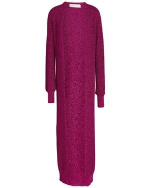 ViCOLO Cardigan Viscose, Metallic Polyester - Purple
