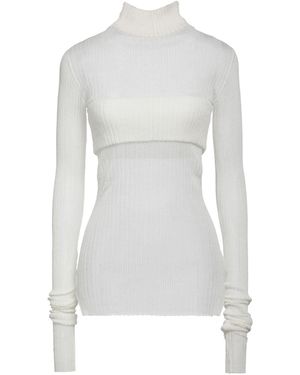 Quira Off Turtleneck Modal, Polyamide, Wool - White