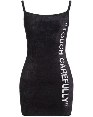 Off-White c/o Virgil Abloh Mini Dress Polyamide, Wool, Polyurethane - Black