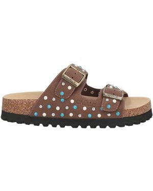 Gaelle Paris Sandals - Brown
