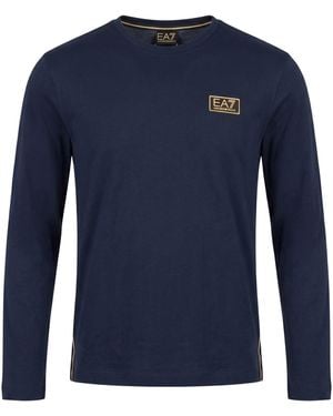 EA7 Midnight T-Shirt Cotton - Blue