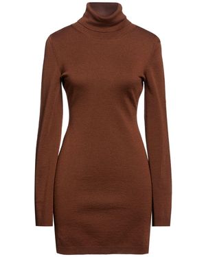 Semicouture Mini Dress - Brown