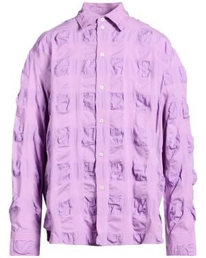 MSGM Mauve Shirt Cotton, Elastane - Purple