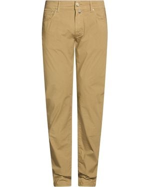 Jacob Cohen Khaki Pants Cotton, Elastane - Natural