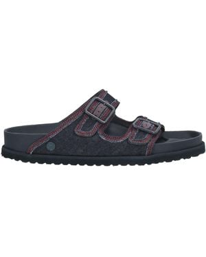 1774 BIRKENSTOCK Sandals Textile Fibers, Leather - Blue