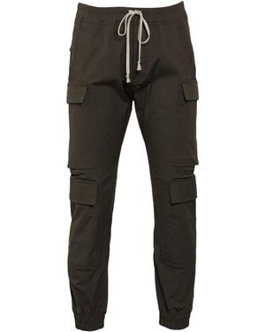 Rick Owens Military Pants Cotton, Elastane - Gray