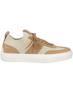 Tod's Trainers Textile Fibres, Leather - Natural