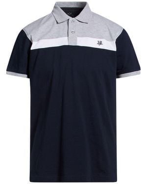 Harmont & Blaine Midnight Polo Shirt Cotton - Blue