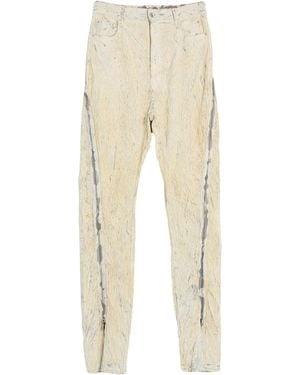 Rick Owens Jeans Cotton - Natural
