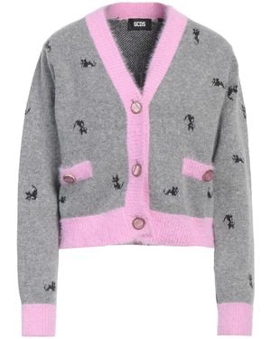 Gcds Cardigan Wool, Polyamide - Gray