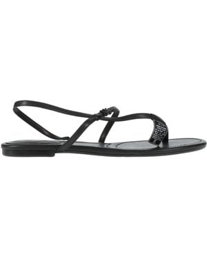 ARMANI EXCHANGE Thong Sandals - White