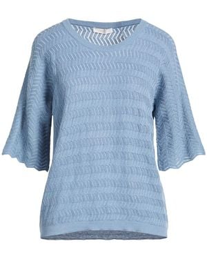 Fedeli Jumper Linen, Cotton - Blue