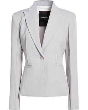 Patrizia Pepe Light Blazer Polyester, Viscose, Elastane - Gray