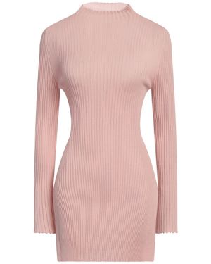 Wolford Blush Turtleneck Virgin Wool - Pink