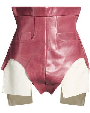 Rick Owens Shorts & Bermuda Shorts - Red