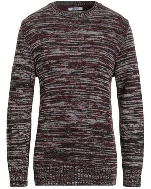 OVER/D Burgundy Sweater Acrylic - Red