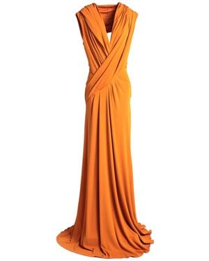 Alberta Ferretti Maxi Dress - Orange
