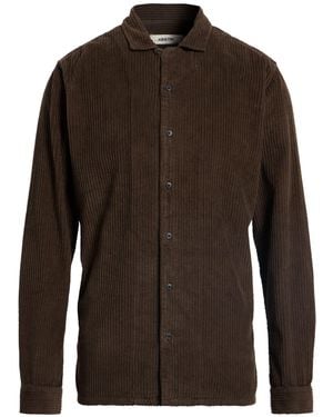 Kestin Dark Shirt Organic Cotton - Brown
