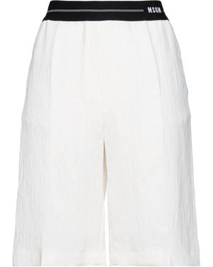 MSGM Shorts & Bermuda Shorts - White