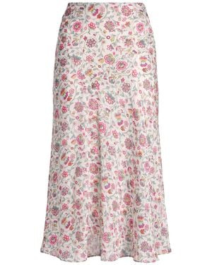 Isabel Marant Midi Skirt Viscose, Silk - Pink