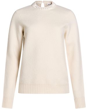 Jil Sander Sweater Virgin Wool - White