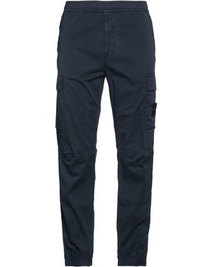 Stone Island Trousers Cotton, Elastane - Blue
