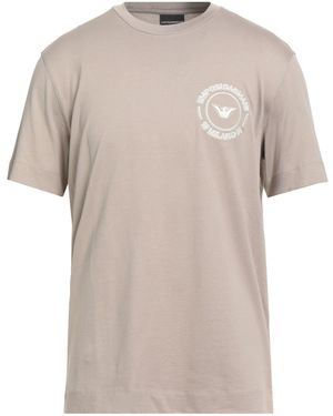 Emporio Armani T-Shirt Cotton - Natural