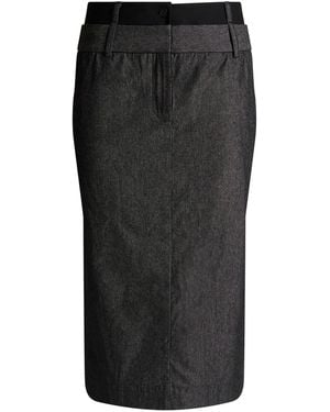 Eudon Choi Jeansrock - Schwarz