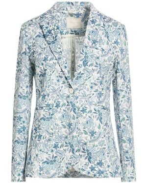 Circolo 1901 Blazer Cotton, Elastane - Blue