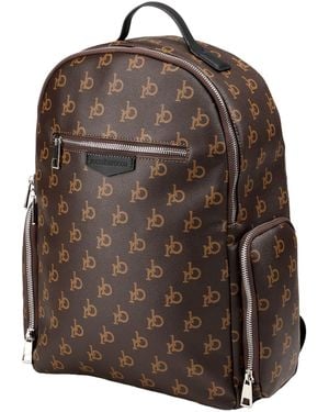 Roccobarocco Backpack Textile Fibers - Brown