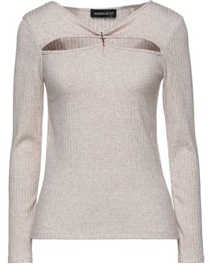 VANESSA SCOTT Sweater Viscose, Polyester, Nylon, Elastane - Natural