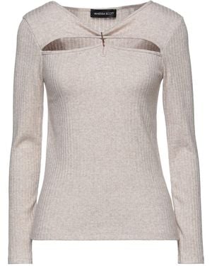 VANESSA SCOTT Sweater Viscose, Polyester, Nylon, Elastane - Natural