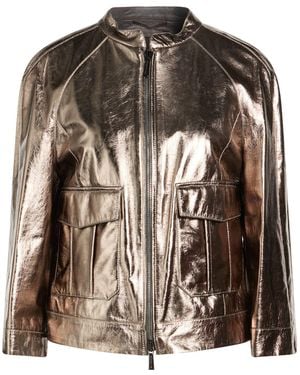 Moorer Jacket Leather - Brown