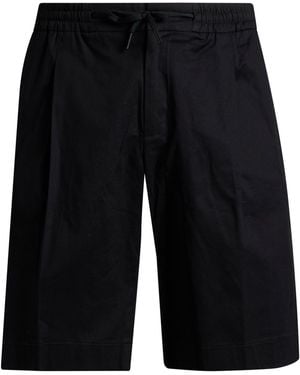 Hōsio Shorts & Bermuda Shorts Cotton, Elastane - Black