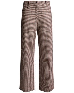 Motel Pants Polyester, Viscose, Elastane - Brown