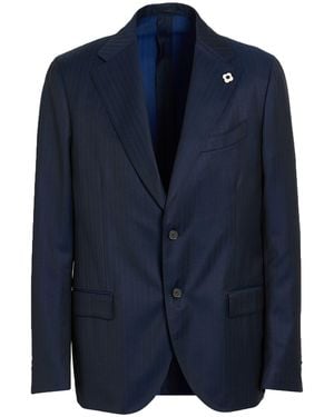 Lardini Blazer Wool - Blue