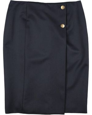 Givenchy Midi Skirt Wool, Mohair Wool - Blue