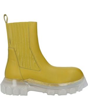 Rick Owens Boot Leather - Yellow