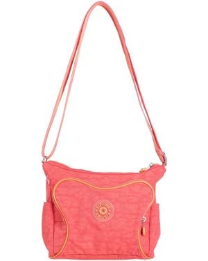 Kipling Coral Shoulder Bag Polyamide - Red