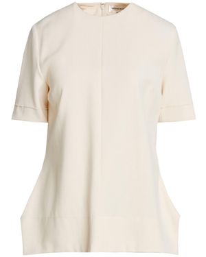 Victoria Beckham Cream Top Polyester, Viscose, Elastane - Natural