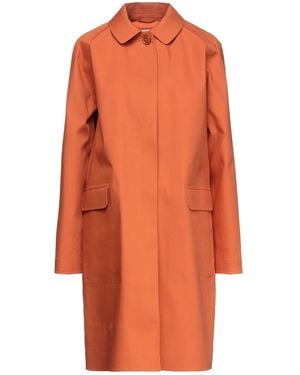Aspesi Overcoat & Trench Coat Cotton, Polyester, Polyurethane - Orange