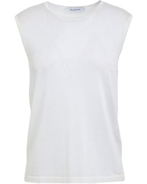 Gran Sasso Top Viscose, Polyester - White